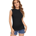 Women's High Neck Sleeveless Rayon Slim Top